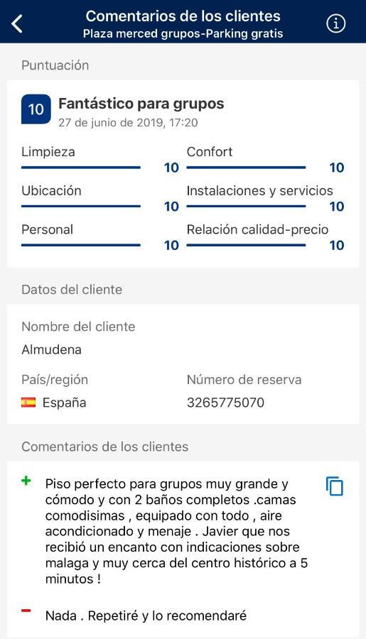 Apartamento Marques De Larios 8 Centro Historico Especial Grupos Parking Gratis
